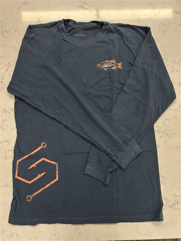Siteline Fishing Co. Long Sleeve Blue