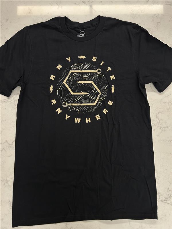 Siteline Fishing Co. Black Tee