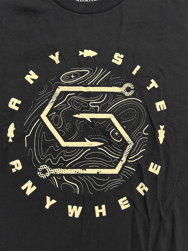 Siteline Fishing Co. Black Tee